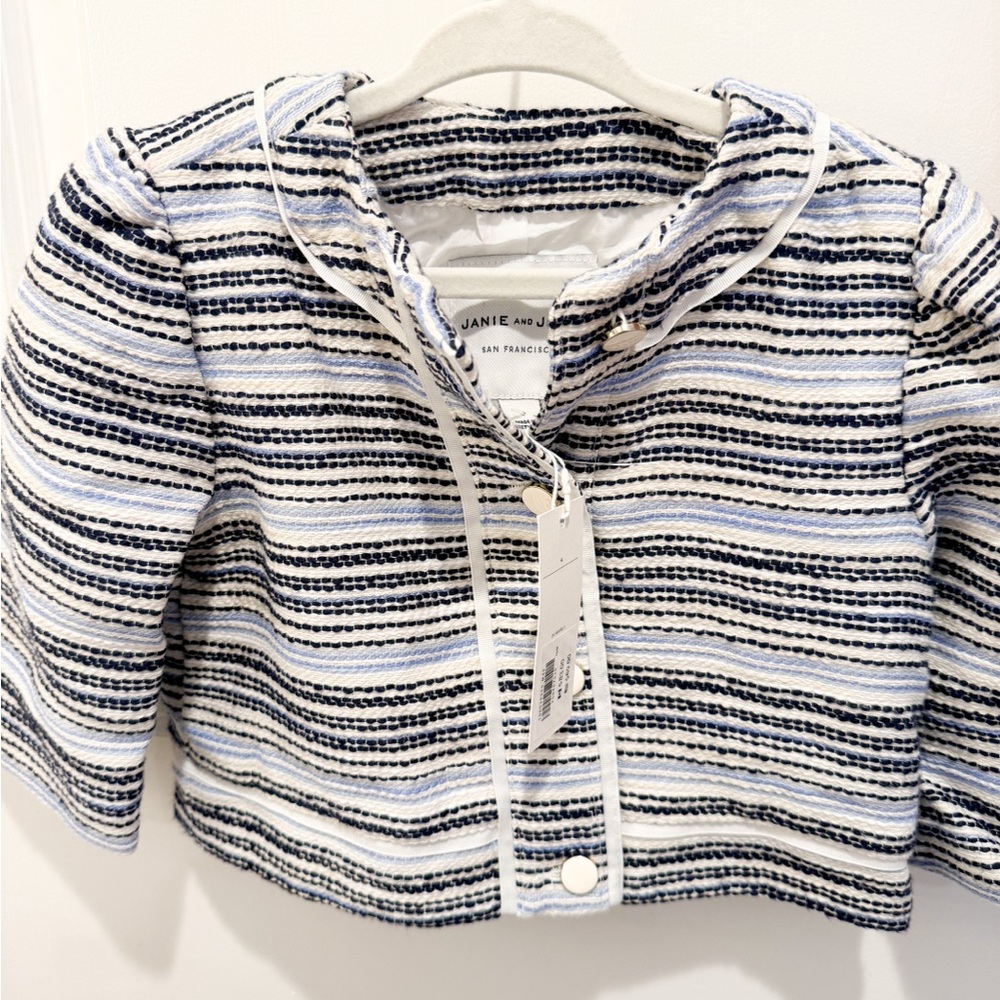 NWT Janie and Jack Tweed Spring Jacket- Size 4